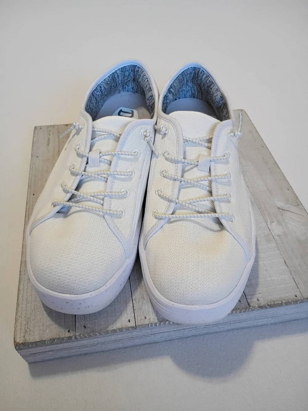 Hey Dude Cody White Slip On Canvas Minimalist Casual Sneakers - Men's Size 10